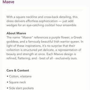 Maeve by Anthropologie dress